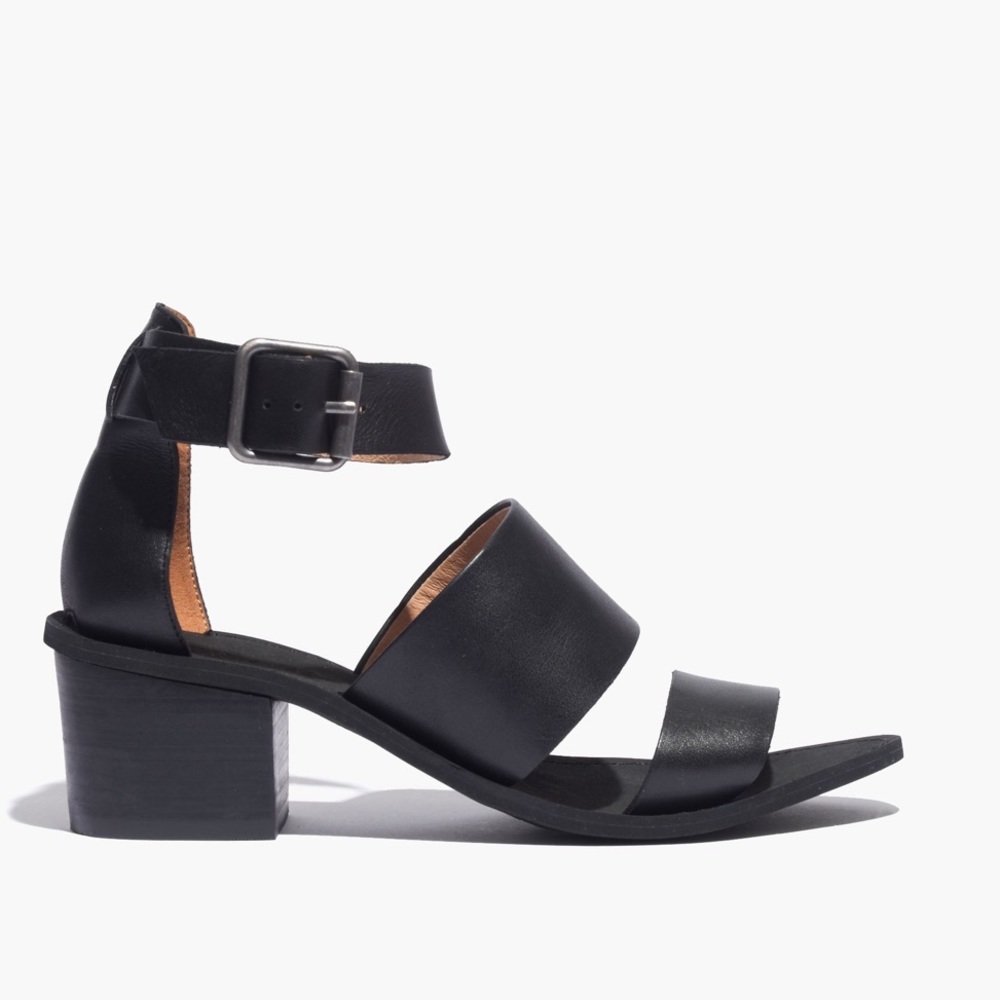 MADEWELL WARREN BLACK SANDALS
